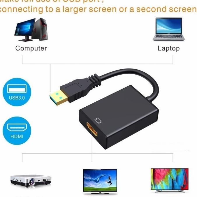 Kabel USB 3.0 to HDMI Converter / USB 3.0 To Hdmi