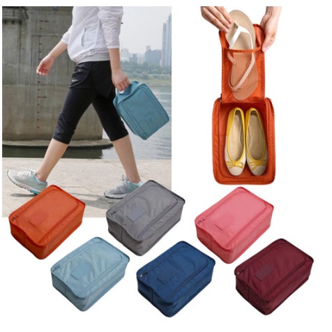 Travelmate [PROMO] Monopoly shoes pouch travel / tas tempat sendal sepatu / shoes bag organizer