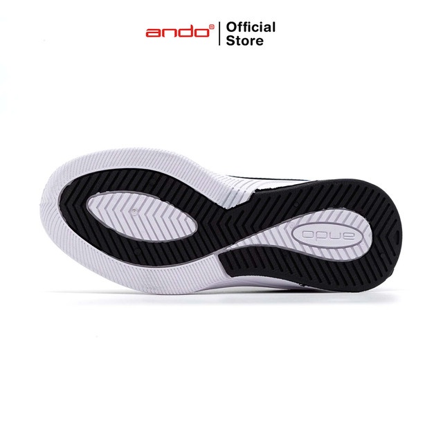 Ando Official Sepatu Sneakers Sip 35 Remaja - Hitam/Putih