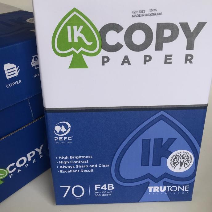 

kertas HVS F4 70gr IK Copy (1 box)