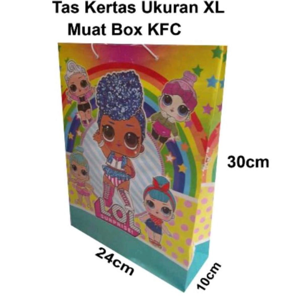

Terbaru COD TAS ULANG TAHUN / TAS BINGKISAN ULANG TAHUN UK [BESAR] ISI [10PCS] / PAPERBAG / TAS ULANG TAHUN / BERMACAM MOTIF KARAKTER ANAK UKURAN 30X24X10CM