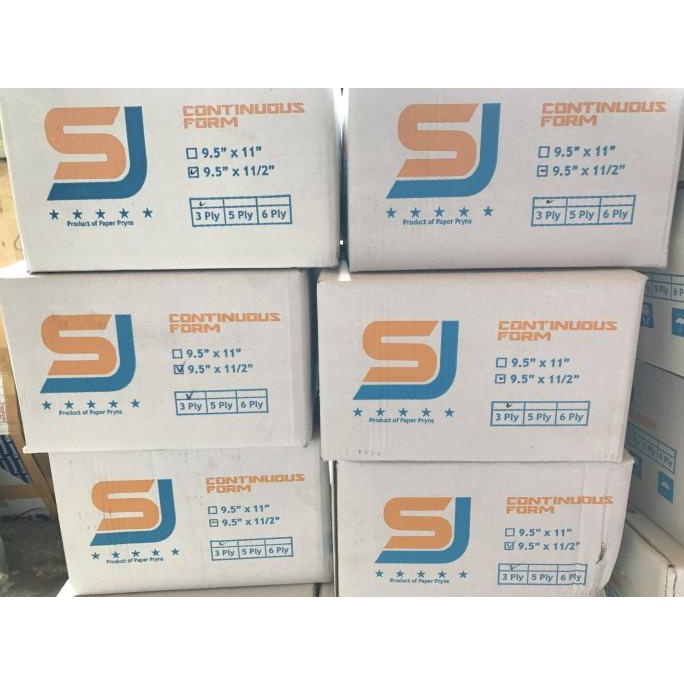 

Kertas Continuous Form SJ 9.5 x 11 / 9.5 x 11.2 4 ply