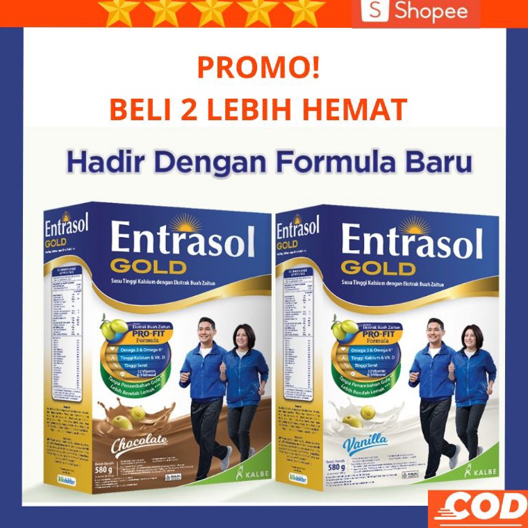 

Terbaik ENTRASOL GOLD 580 Gr 9GI