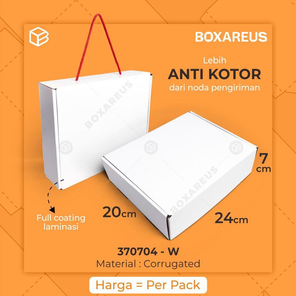 

Sale 7.7 Box, Kemasan, Packaging, Dus, Souvenir Box, Gift Box - 370704 White (10pc)