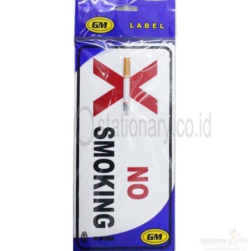

Optimal Label Stiker (3D) 3 Dimensi No Smoking Lm-073D