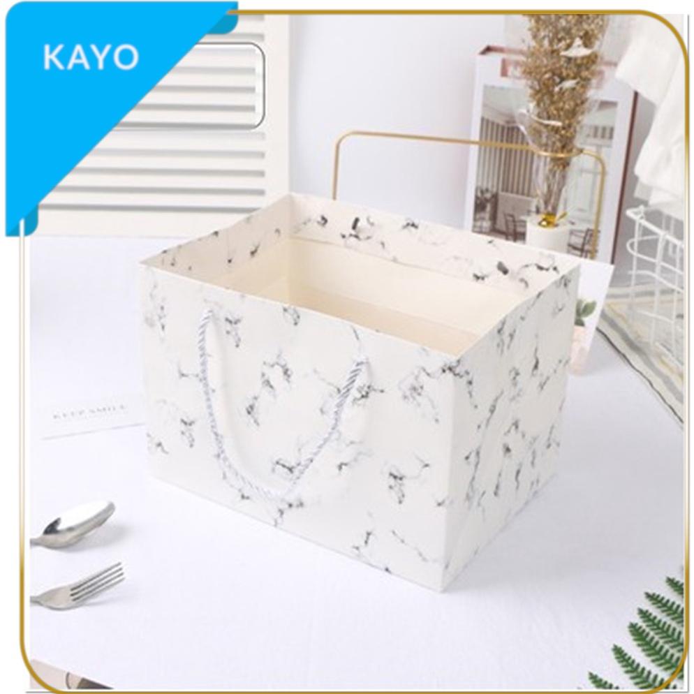 

Promo kantong kotak Marbel paper bag cookies , paper bag karton , kantong