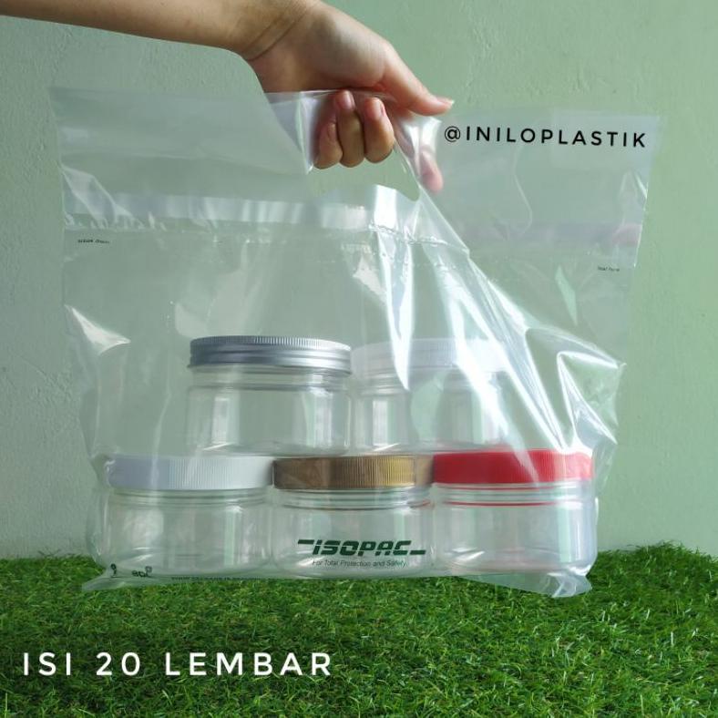 

New Kantong Kemasan Bersegel Isopac Ukuran L / Plastik Segel