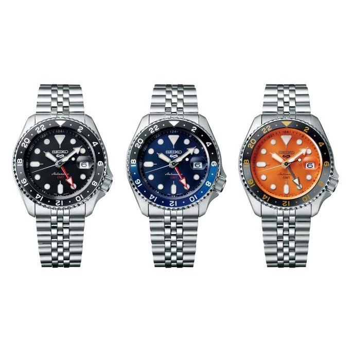 Terlaris Seiko 5 Gmt Ssk001K1 / Ssk003K1 / Ssk005K1 Automatic Original