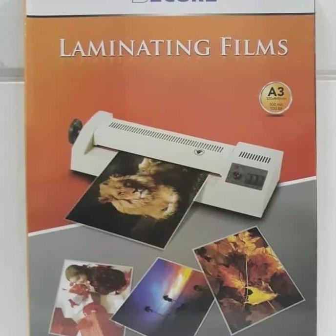 

Baru Plastik Laminating Size A3 (100 Lembar) / Laminating Film
