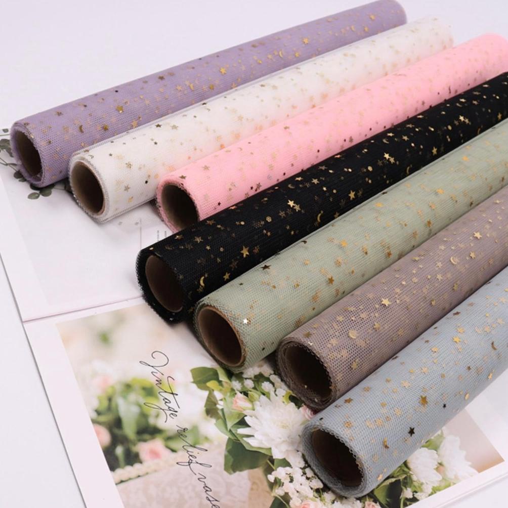 

Terbaru UN1 - Kertas Buket Jaring Roll Motif Bintang Bulan/Flower Wrapping Paper