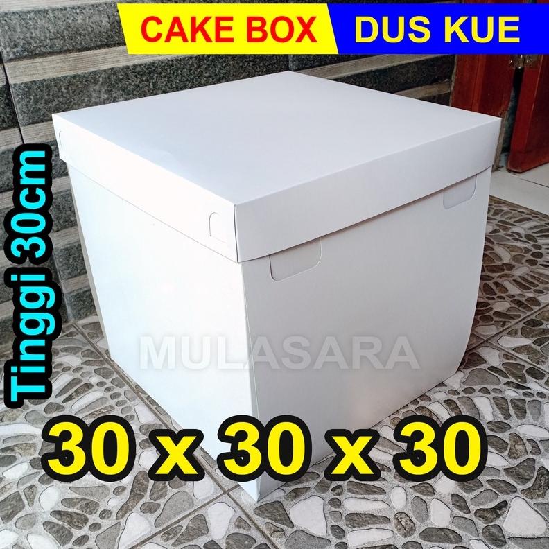 

7.7 Dus 30x30x30 cm/ 30x30/ Dus Kue ulang tahun/ Box Kue/ box Roti/ Cake Box/ kotak kue/ Dus Bolu