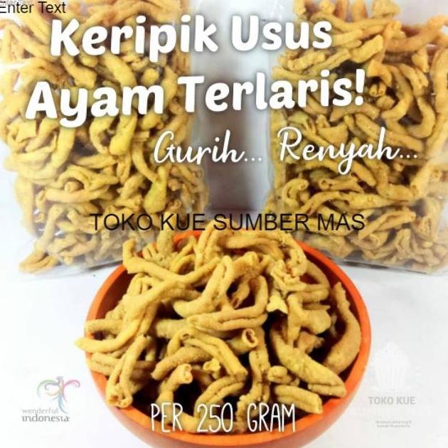 

Terbaru KERIPIK USUS 250gr / KRIPIK USUS AYAM / KERIPIK USUS KILOAN / KERIPIK USUS ASIN GURIH / PEDES DAUN JERUK