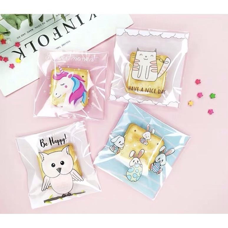 

Promo Plastik cookies opp 10x10 100pcs unyu unyu Plastik mooncake