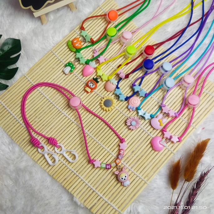 strap masker anak 2in1 konektor