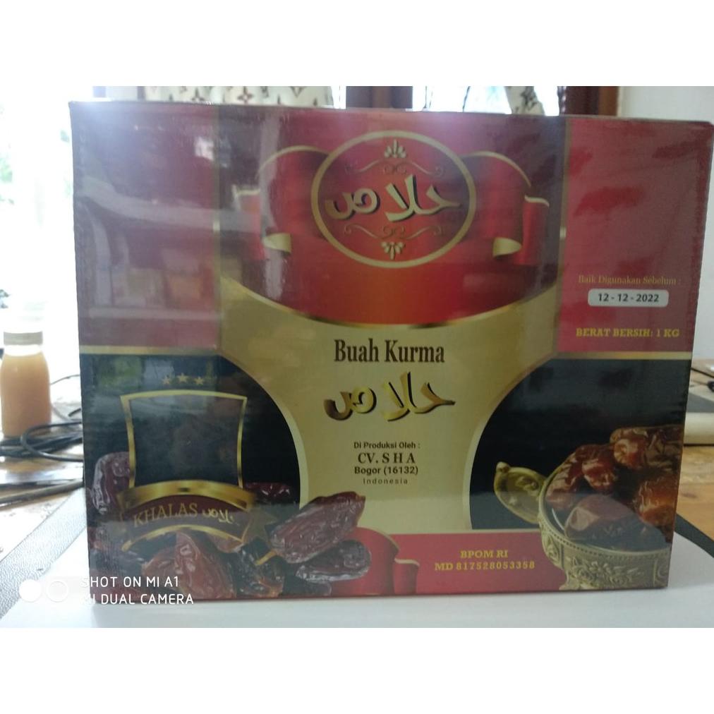 

New Kurma GOLDEN Date Khalas 1 Kg 1Kg Original