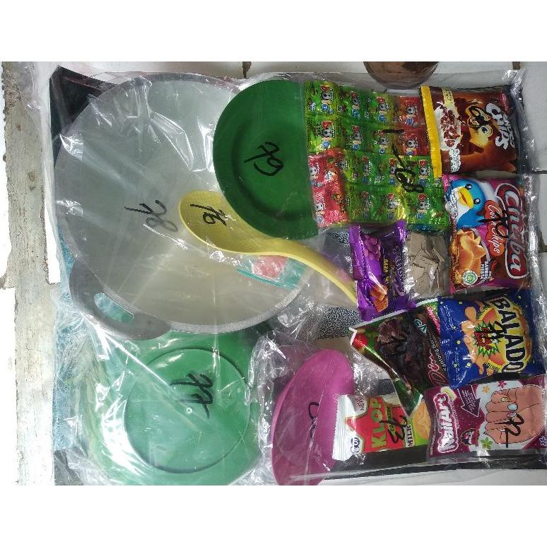 

7.7 pasangan wajan isi 80 pcs + Balon 1 pcs