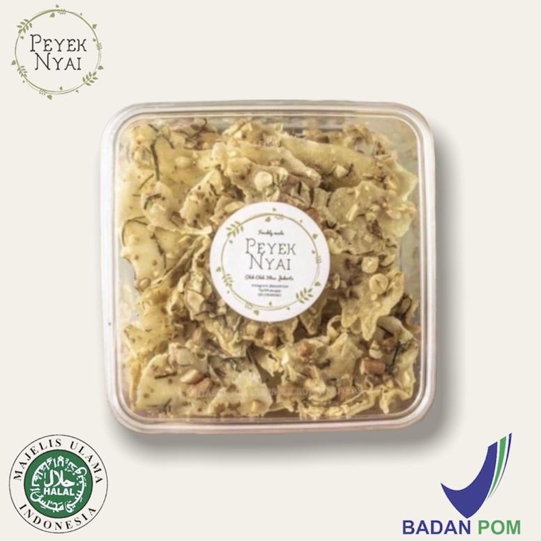 

New Peyek Nyai | Rempeyek Kacang Tanah (Large/Toples Kotak)