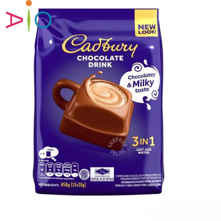 

Diskon Cadbury Hot Chocolate Drink 3in1 Malaysia ( 15 Sachet ) HLK