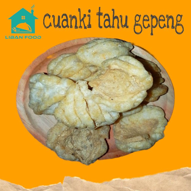 

✨ 7.7 CUANKI TAHU GEPENG 50PCS/ CUANKI TAHU GEPREK / BISACOD/ TERMURAH/LIBANFOOD