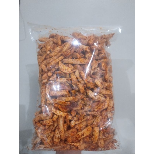 

basreng pedas ekstra daun jeruk kemasan 1kg