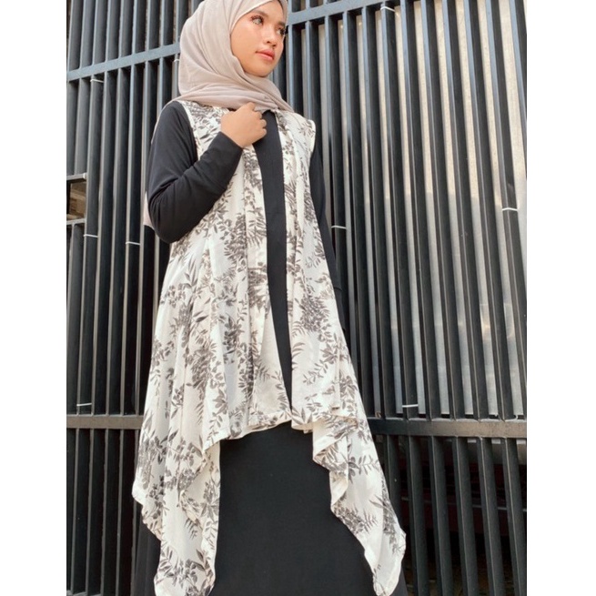 TERMURAH Outer Ceruty motif/ Long Outer XXL / Outer Seruty / Outer Hijab Cardigan /