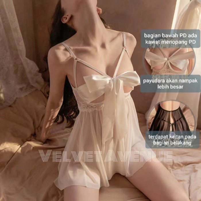 Lingeri Seksi Baju Tidur Wanita Andrea Lingeria Transparan Terbaru