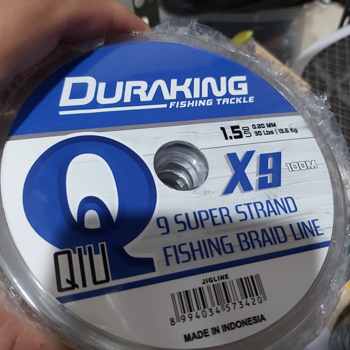 Senar Braid Pe Duraking Qiu 1 Meter X 9