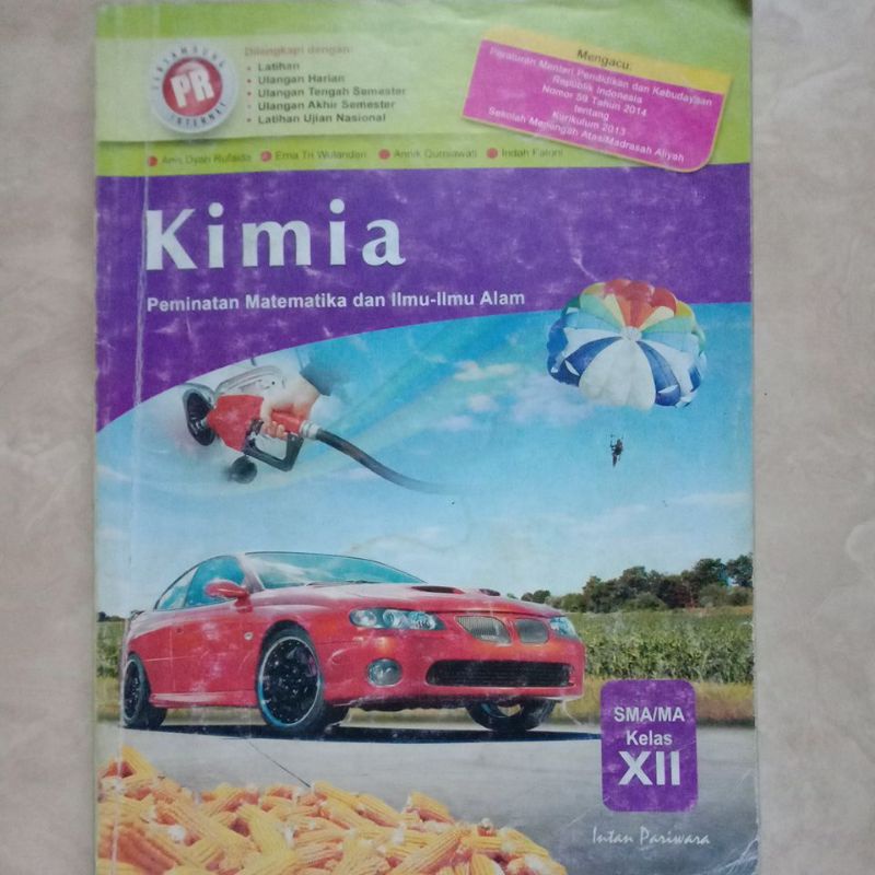 

Kimia SMA/MA Kelas 12 Intan Pariwara