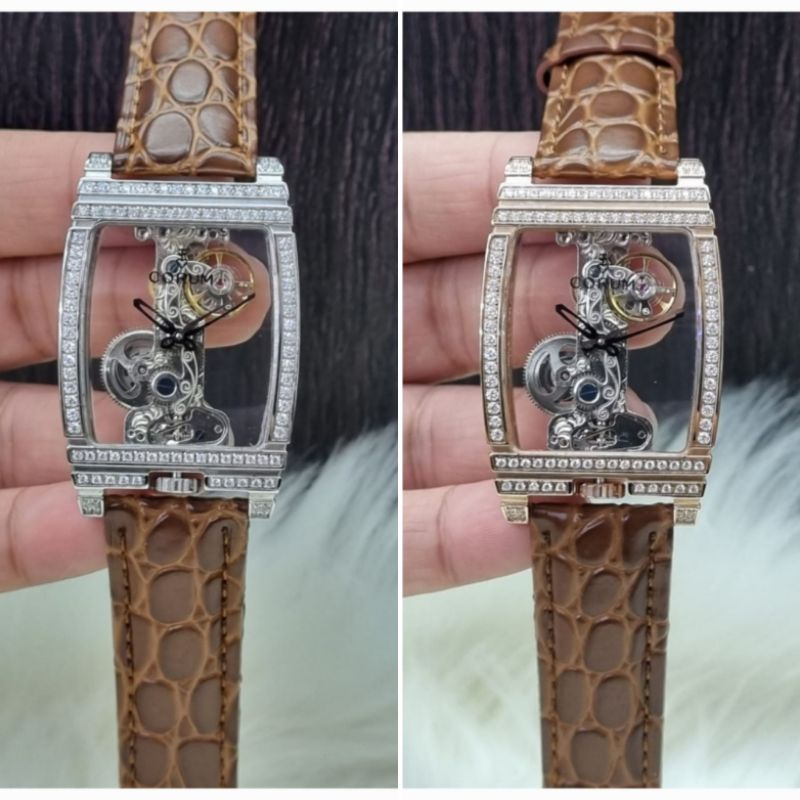 Jam Tangan Wanita corum golden bridge diamond