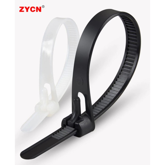

Best Seller Tali Rivet Kabel Ties Zip Ripet Kabel Klip 8X150Mm 100 Pcs Z815 Black