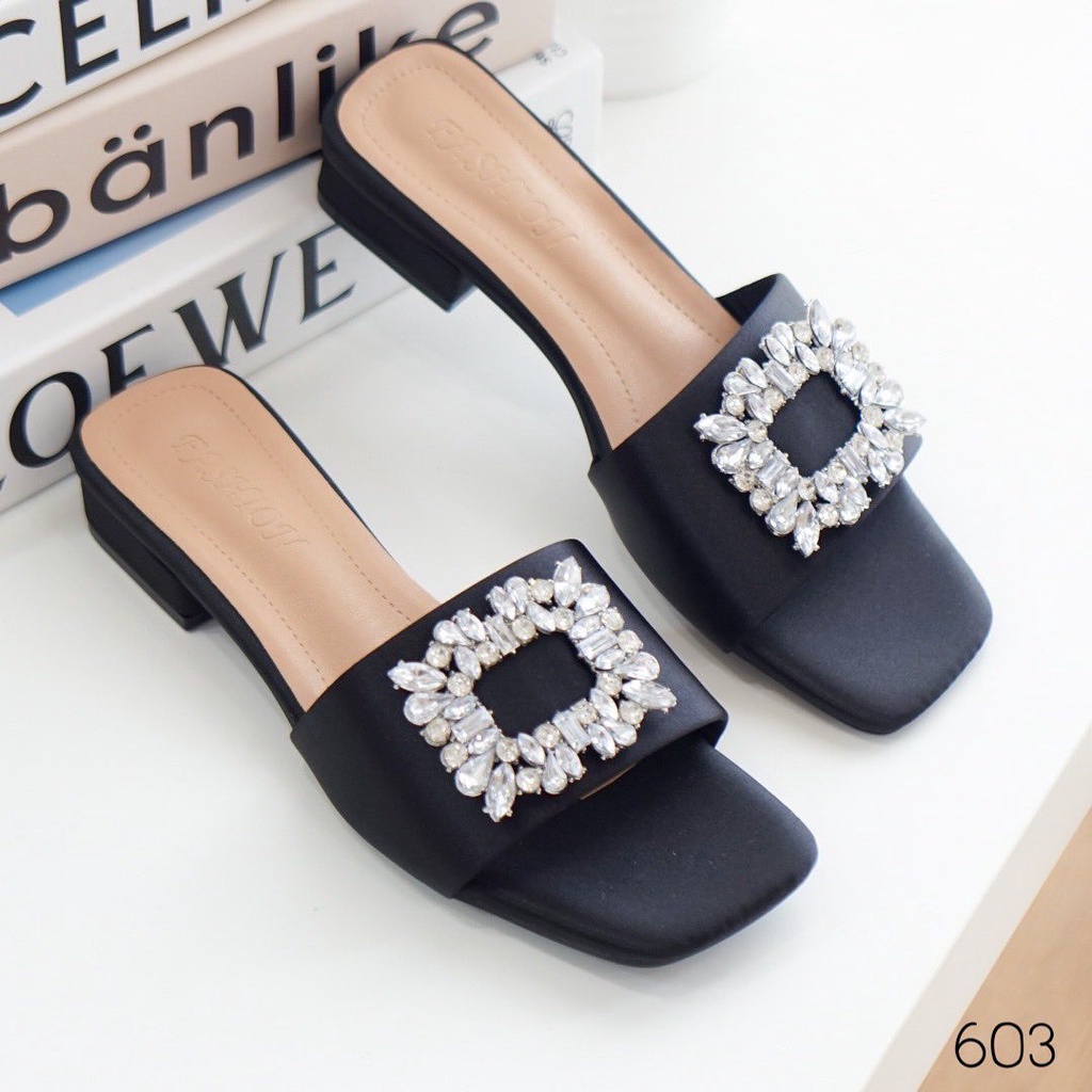 sandal hak 3cm wanita sandal hees kondangan