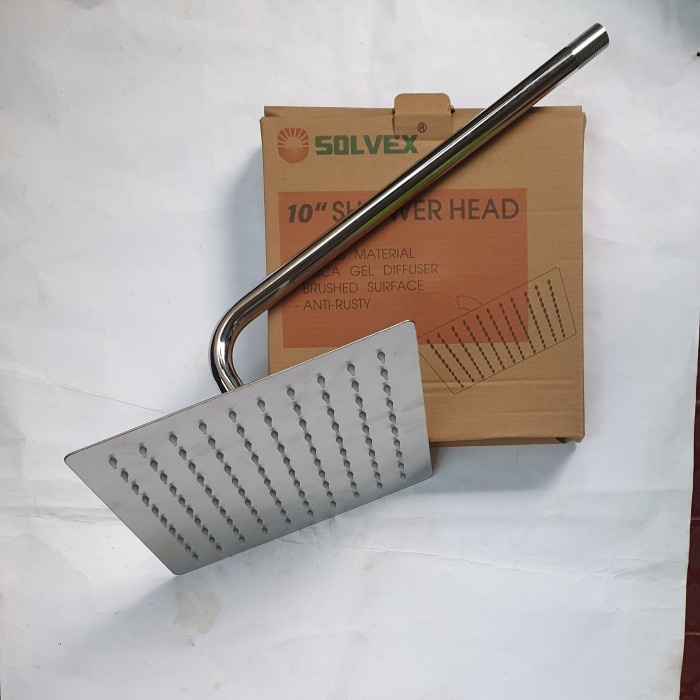 head wall shower 10 inch shower gantung stainless SUS304