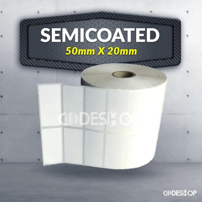 

Label Barcode 50 X 20 (2 Line) Kertas Label Semicoated 50X20
