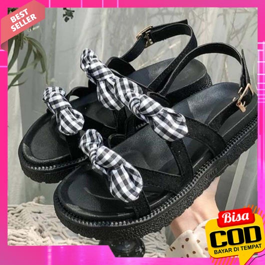 Sandal Wanita Kekinian 2023 Simple Elegan Korean Style Hak Tinggi Wisuda Perempuan Haktahu Dewasa Re