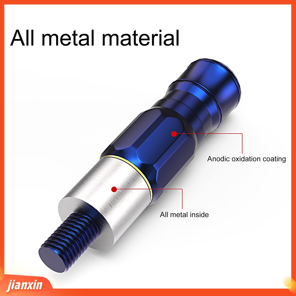 [Jianxin] fishing Net Connector Sambungan Anodisasi Bantalan Beban Kuat Alloy Penyambung Tiang Pancing Pancing Untuk Outdoor Angling
