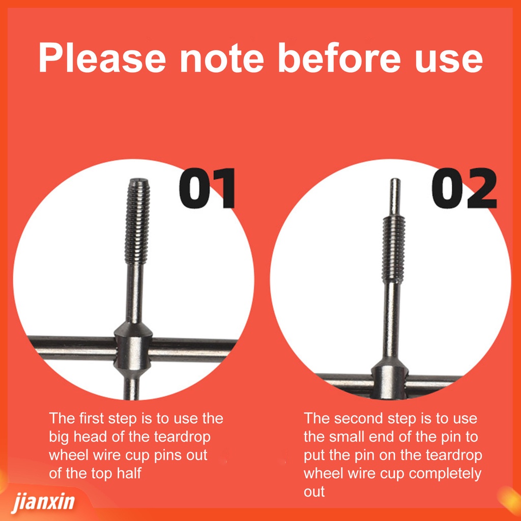 [Jianxin] anti Gores Kecil Ringan Aluminium Alloy Reel Bearing Remover Gulungan Pancing Bongkar Pasang Alat Pemeliharaan Peralatan Memancing