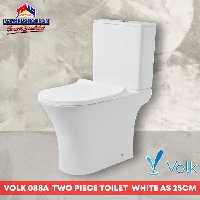 Terlaris Closet Duduk Volk 088A Kloset Duduk Two Piece Toilet