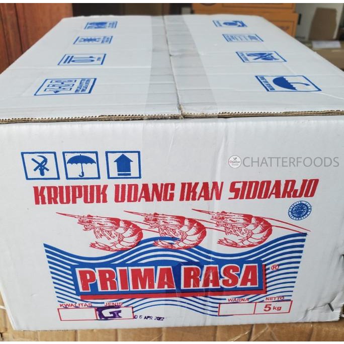 

Krupuk Udang Ikan Sidoarjo Prima Rasa Jenis G 5kg / Kerupuk Udang