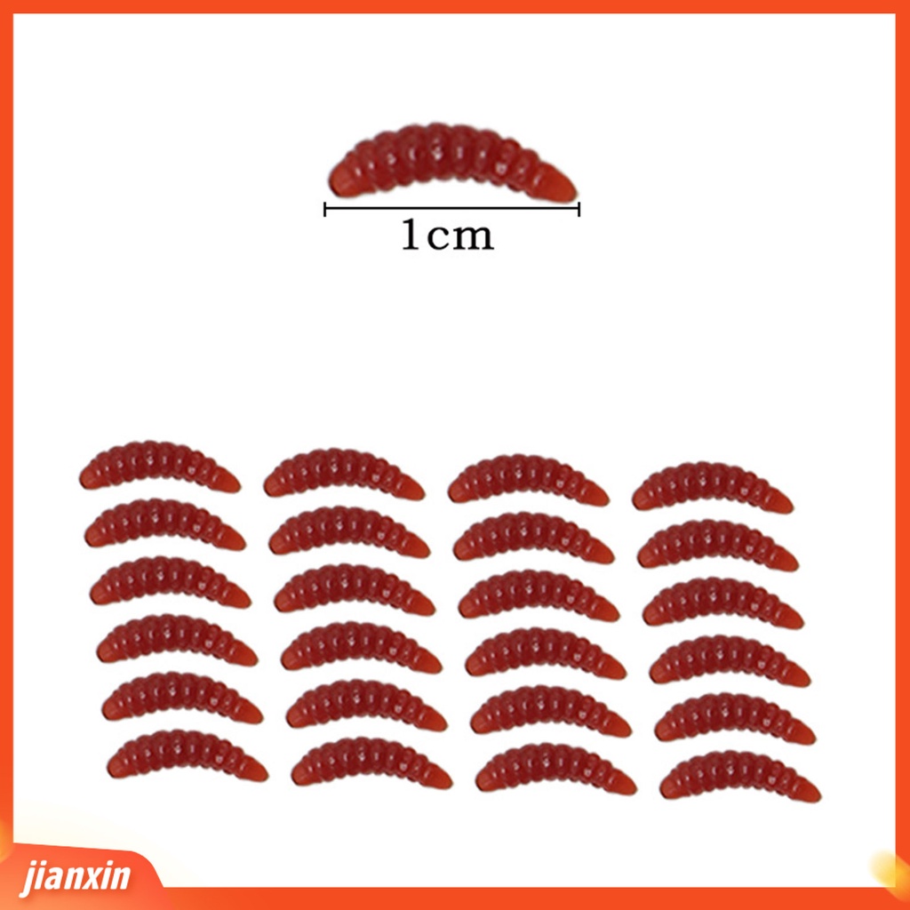 [Jianxin] 50 Pcs Umpan Pancing Buatan Bentuk Cacing Belatung