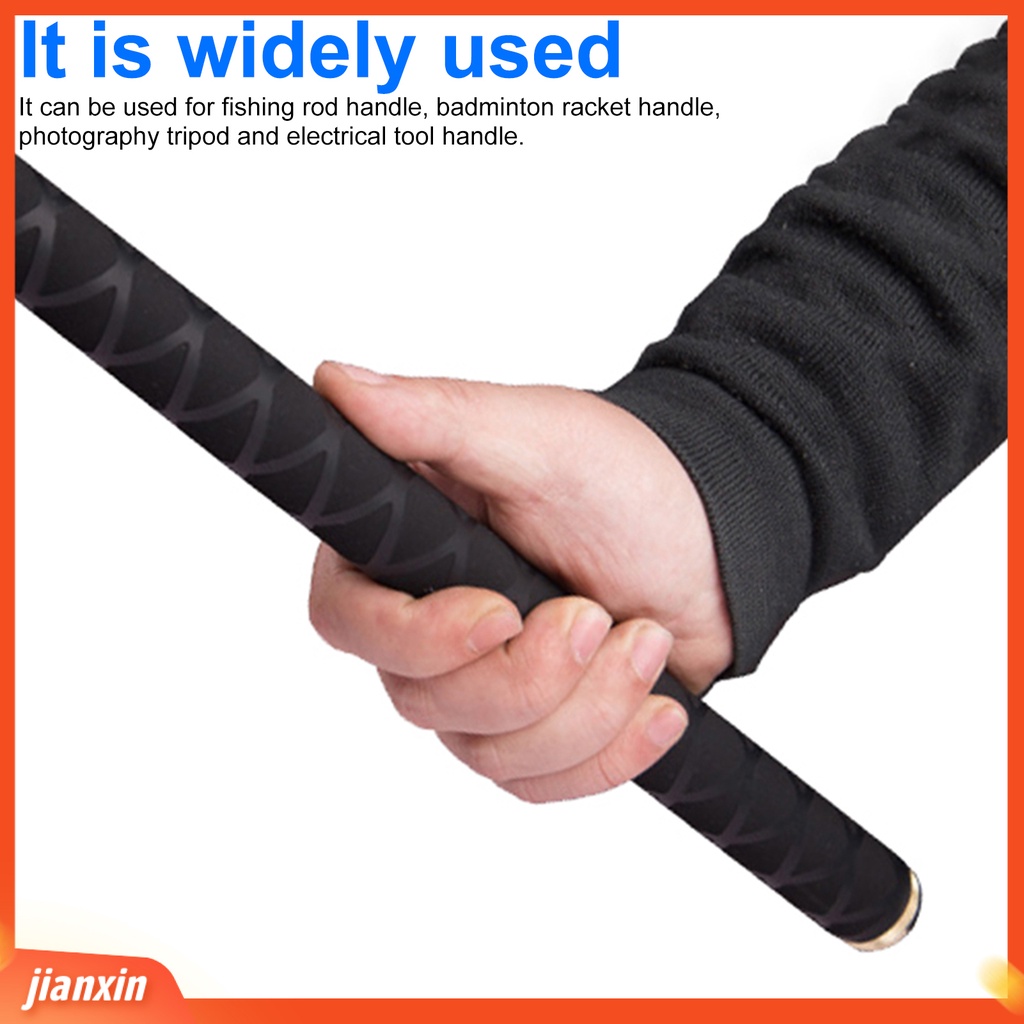 [Jianxin] 1m Anti-slip Fishing Rod Grip Heat Shrink Sleeve Wrap Tube Protective Cover