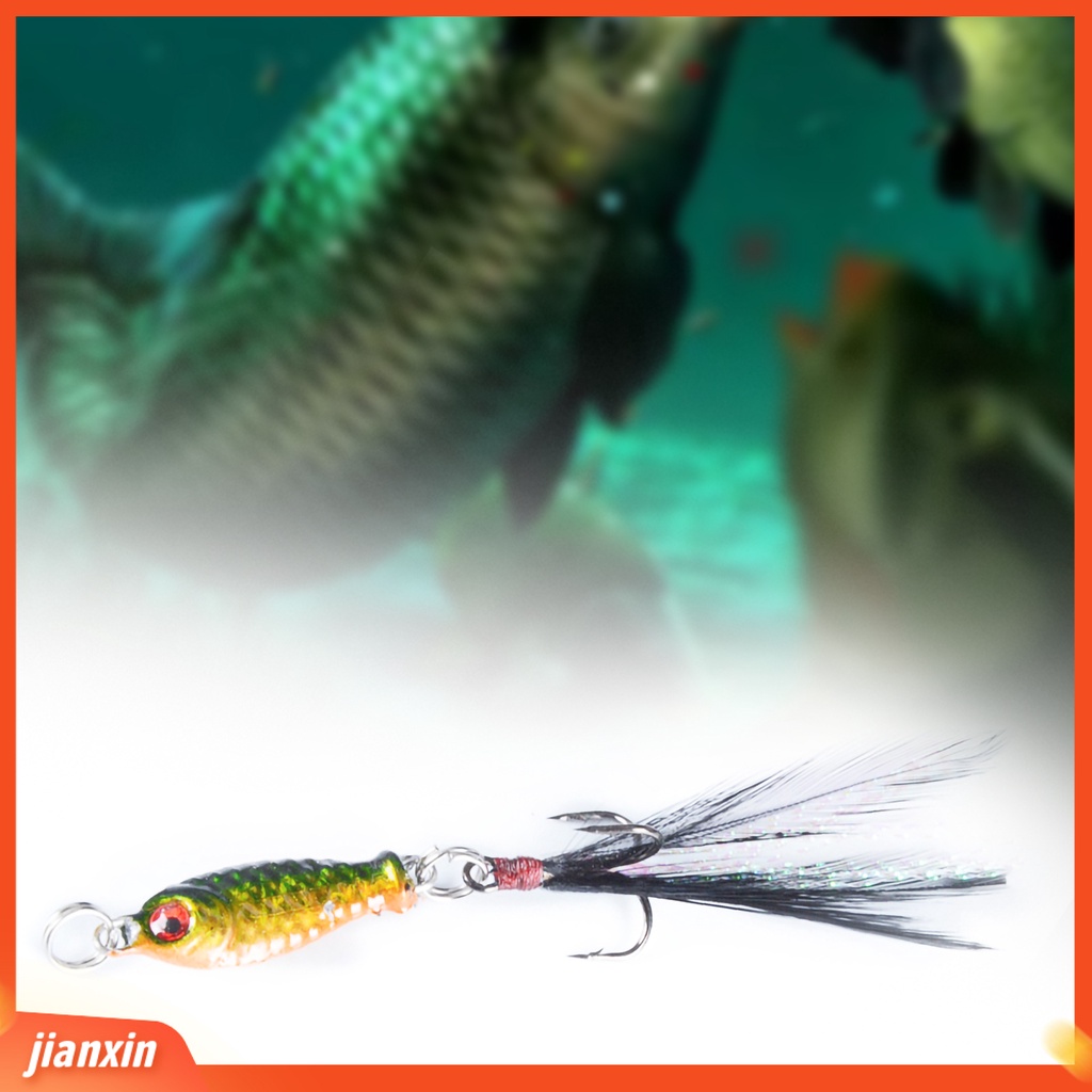 [Jianxin] Umpan Pancing Hard Bait Bentuk Ikan Panjang+Mata Buatan 3D Bahan Alloy