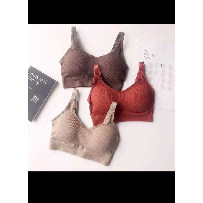 FM FIT glis bra Kahira bra sport bra bh pakain dalam wanita with busa empuk