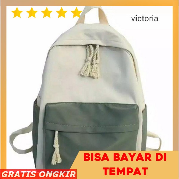 Tas Ransel Sekolah Sma Smk Remaja Pria Korea Backpack Kampus(W6D6) Tas Ransel Pria Adventure Tas Ran