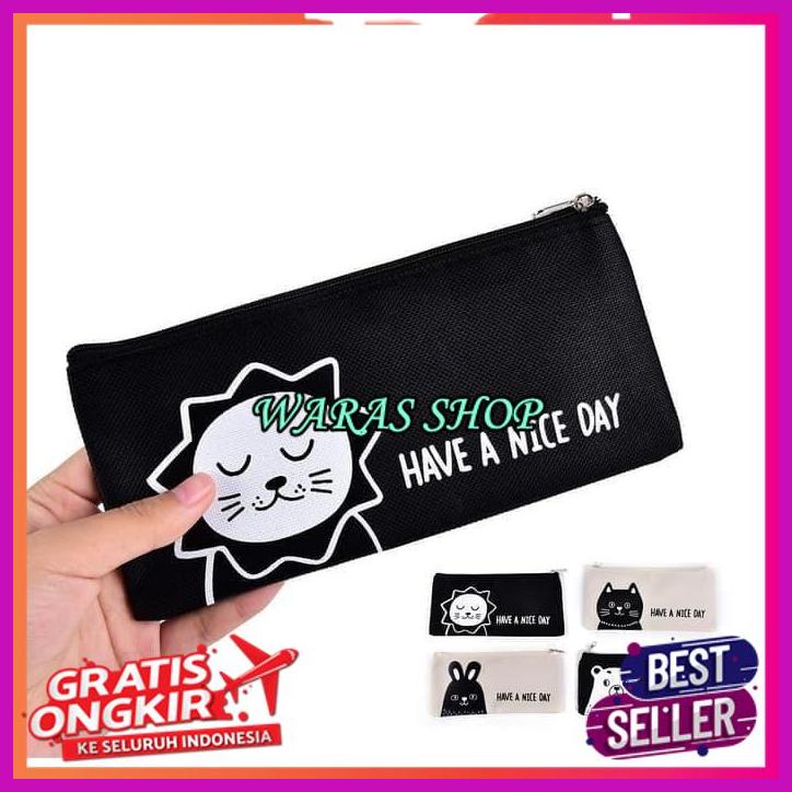 

TEMPAT PENSIL HAVE A NICE DAY PENCIL CASE / TEMPAT KOSMETIK TP0060 TEMPAT PENSIL HAVE A NICE DAY PENCIL CASE / TEMPAT KOSMETIK BAHAN BERKUALITAS TINGGI !!
