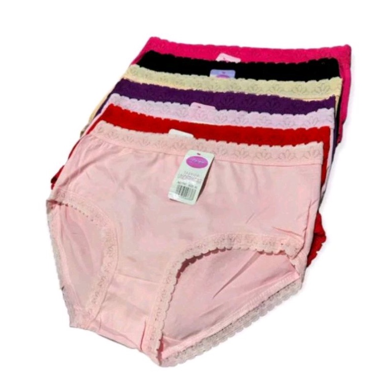 6PCS CELANA DALAM WANITA DEWASA FULL RENDA 717 / CD WANITA FULL RENDA SIZE L-XXL
