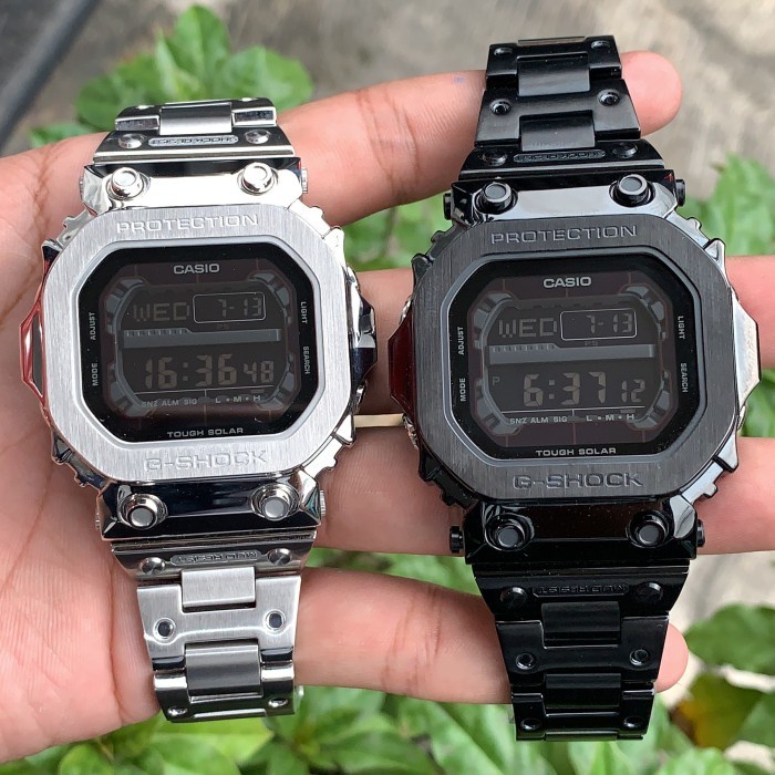 MUST HAVE G-SHOCK GSHOCK GX-56 GX56 ORIGINAL & GARANSI CUSTOM CASE SILVER /BLACK TERMURAH