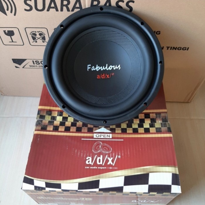 Terlaris Subwoofer 10 Inch Adx Fabulous 10 Inch Double Coil