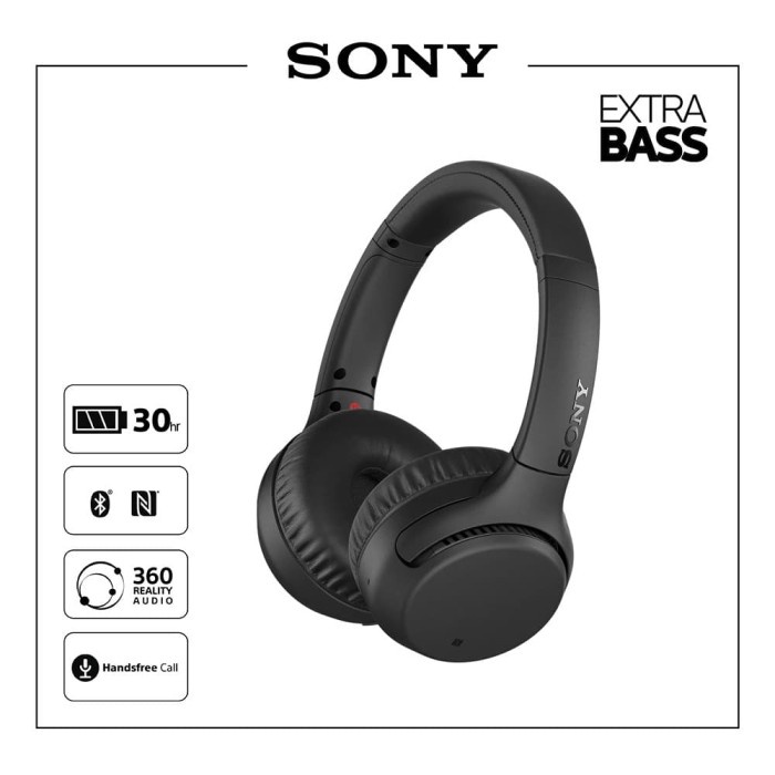 SONY WH-XB700 Black Extra Bass Wireless Headphone / XB700 / XB-700