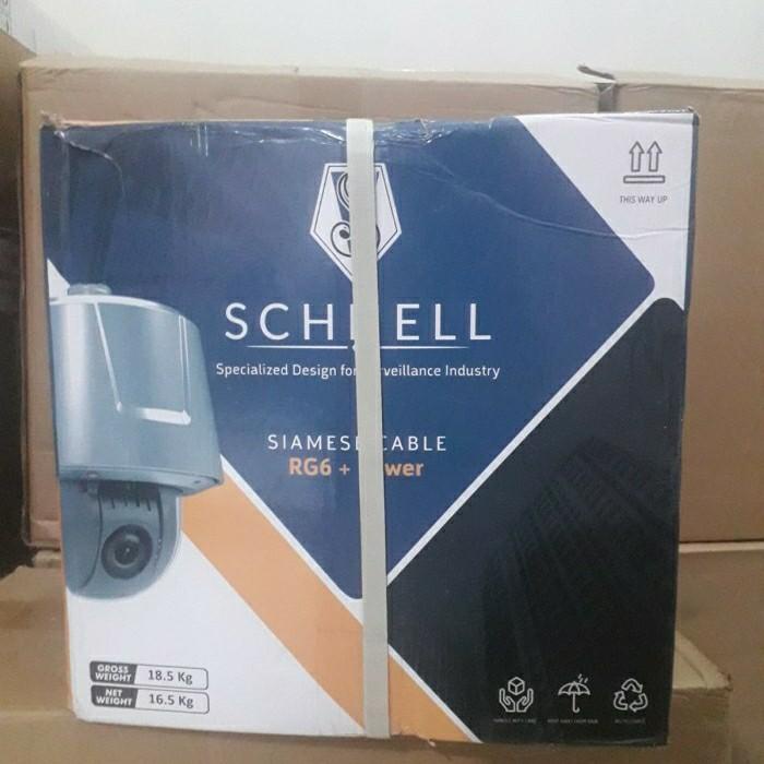 Kabel Rg6 + Power Schnell Rg6 Plus Power Panjang 300 Meter