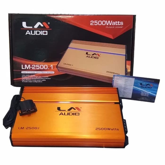 Terlaris Power Monoblok Lm 2500 Lm 2500.1D 1 Channel